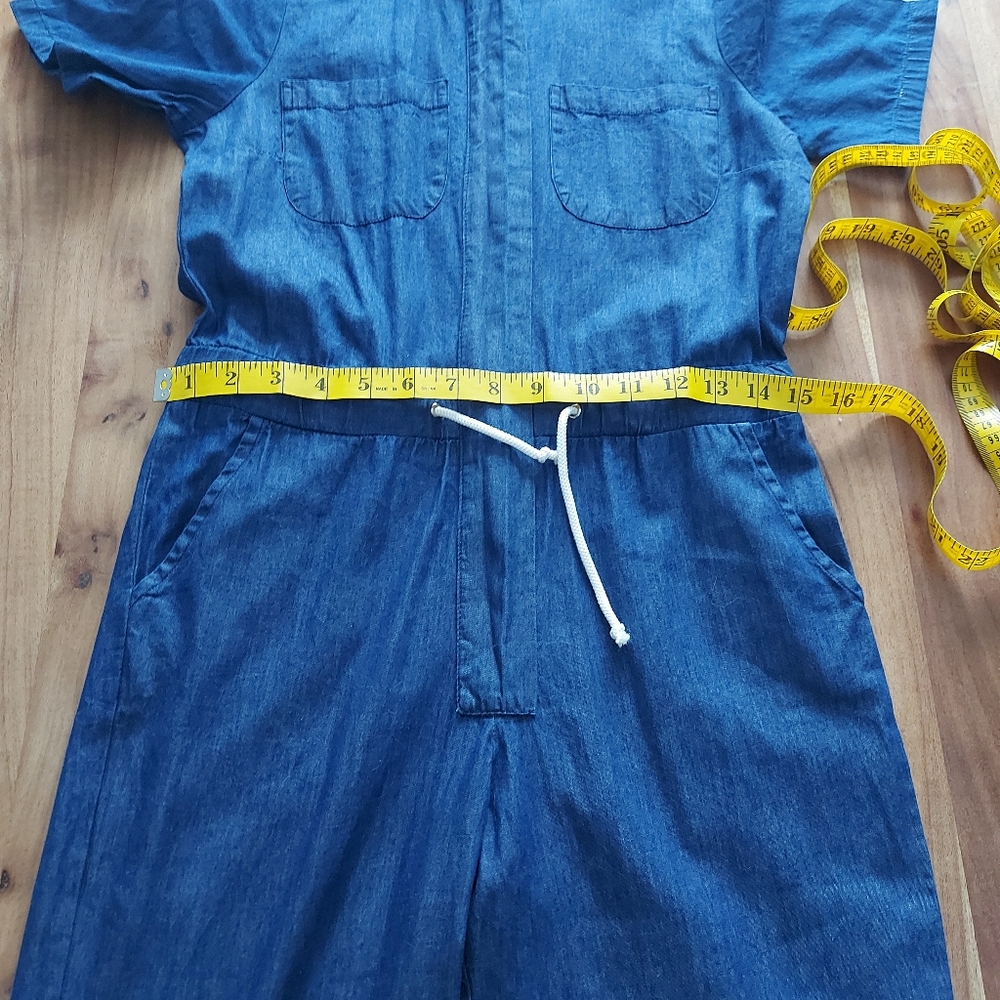 On S’en Fout des Garçons Blue Cotton Jumpsuit – Size 12 - Picture 12 of 16